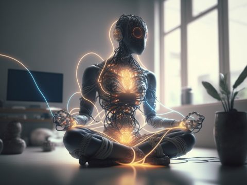 mind searching for positive vibe